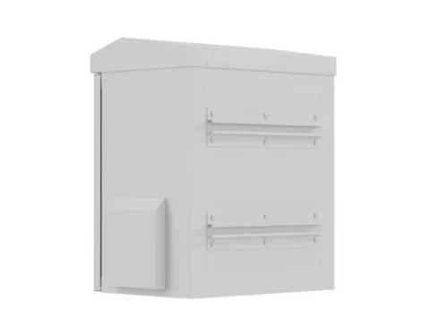 Lanberg WAH1-3240-00S 10" 3U SZÉL:320mm MÉLY:220mm MAG:400mm IP55 szürke kültéri fali rack szekrény
