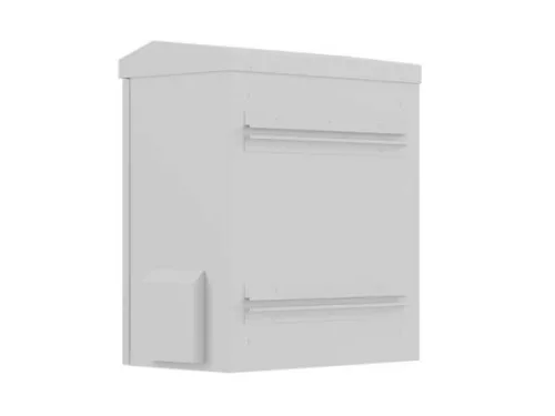 Lanberg WAH1-4250-00S 10" 3U SZÉL:420mm MÉLY:300mm MAG:500mm IP55 szürke kültéri fali rack szekrény