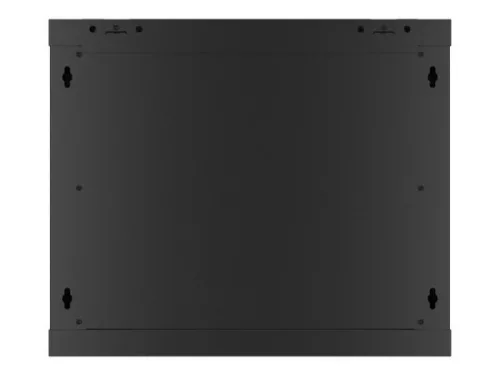 Lanberg WF01-6409-00B 19" 9U SZÉL:600mm MÉLY:450mm MAG:512mm lapraszerelt fémajtós fekete fali rack szekrény
