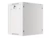 Lanberg WF01-6412-10S 19" 12U SZÉL:600mm MÉLY:450mm MAG:645mm lapraszerelt üvegajtós szürke fali rack szekrény