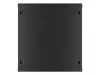 Lanberg WF01-6412-23B 19" 12U SZÉL:600mm MÉLY:450mm MAG:512mm lapraszerelt perforált ajtós fekete fali rack szekrény