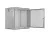 Lanberg WF01-6412-23S 19" 12U SZÉL:600mm MÉLY:450mm MAG:640mm lapraszerelt hálós fémajtós szürke fali rack szekrény