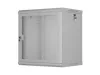 Lanberg WF01-6412-23S 19" 12U SZÉL:600mm MÉLY:450mm MAG:640mm lapraszerelt hálós fémajtós szürke fali rack szekrény