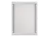 Lanberg WF01-6415-10S 19" 15U SZÉL:600mm MÉLY:450mm MAG:774mm lapraszerelt üvegajtós szürke fali rack szekrény