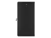Lanberg WF01-6418-10B 19" 18U SZÉL:600mm MÉLY:450mm MAG:907mm lapraszerelt üvegajtós fekete fali rack szekrény