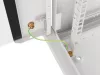 Lanberg WF01-6418-10S 19" 18U SZÉL:600mm MÉLY:450mm MAG:907mm lapraszerelt üvegajtós szürke fali rack szekrény