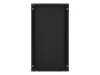 Lanberg WF01-6422-10B 19" 22U SZÉL:600mm MÉLY:450mm MAG:1085mm lapraszerelt üvegajtós fekete fali rack szekrény