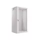 Lanberg WF01-6422-10S 19" 22U SZÉL:600mm MÉLY:450mm MAG:1085mm lapraszerelt üvegajtós szürke fali rack szekrény