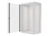 Lanberg WF01-6422-10S 19" 22U SZÉL:600mm MÉLY:450mm MAG:1085mm lapraszerelt üvegajtós szürke fali rack szekrény