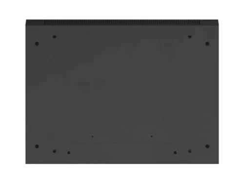 Lanberg WF01-6427-10B 19" 27U SZÉL:600mm MÉLY:450mm MAG:1307mm lapraszerelt üvegajtós fekete fali rack szekrény