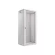 Lanberg WF01-6427-10S 19" 27U SZÉL:600mm MÉLY:450mm MAG:1307mm lapraszerelt üvegajtós szürke fali rack szekrény