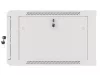 Lanberg WF01-6606-10S 19" 6U SZÉL:600mm MÉLY:600mm MAG:379mm lapraszerelt üvegajtós szürke fali rack szekrény