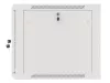 Lanberg WF01-6609-10S 19" 9U SZÉL:600mm MÉLY:600mm MAG:512mm lapraszerelt üvegajtós szürke fali rack szekrény