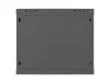 Lanberg WF01-6609-23B 19" 9U SZÉL:600mm MÉLY:600mm MAG:512mm lapraszerelt hálós fémajtós fekete fali rack szekrény
