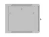Lanberg WF01-6609-23S 19" 9U SZÉL:600mm MÉLY:600mm MAG:512mm lapraszerelt hálós fémajtós szürke fali rack szekrény