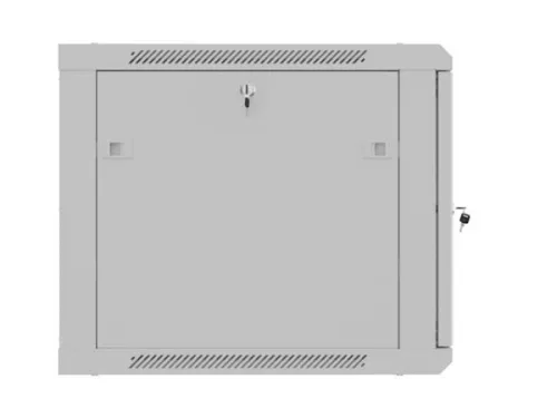 Lanberg WF01-6609-23S 19" 9U SZÉL:600mm MÉLY:600mm MAG:512mm lapraszerelt hálós fémajtós szürke fali rack szekrény