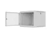 Lanberg WF01-6609-23S 19" 9U SZÉL:600mm MÉLY:600mm MAG:512mm lapraszerelt hálós fémajtós szürke fali rack szekrény
