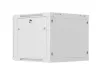 Lanberg WF01-6609-23S 19" 9U SZÉL:600mm MÉLY:600mm MAG:512mm lapraszerelt hálós fémajtós szürke fali rack szekrény