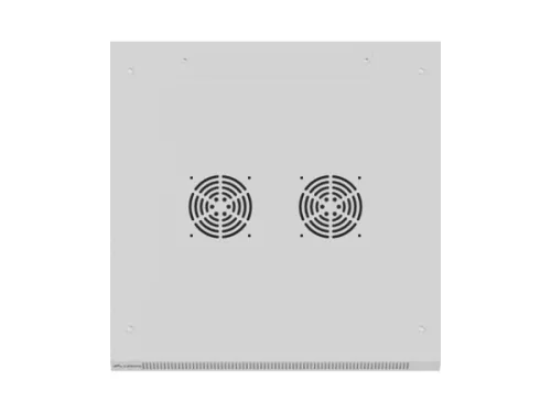 Lanberg WF01-6612-10S 19" 12U SZÉL:600mm MÉLY:600mm MAG:640mm lapraszerelt üvegajtós szürke fali rack szekrény