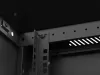 Lanberg WF01-6612-23B 19" 12U SZÉL:600mm MÉLY:600mm MAG:646mm lapraszerelt hálós fémajtós fekete fali rack szekrény
