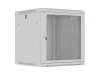 Lanberg WF01-6612-23S 19" 12U SZÉL:600mm MÉLY:600mm MAG:646mm lapraszerelt hálós fémajtós szürke fali rack szekrény