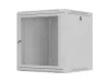 Lanberg WF01-6612-23S 19" 12U SZÉL:600mm MÉLY:600mm MAG:646mm lapraszerelt hálós fémajtós szürke fali rack szekrény