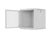 Lanberg WF01-6612-23S 19" 12U SZÉL:600mm MÉLY:600mm MAG:646mm lapraszerelt hálós fémajtós szürke fali rack szekrény
