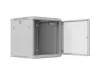 Lanberg WF01-6612-23S 19" 12U SZÉL:600mm MÉLY:600mm MAG:646mm lapraszerelt hálós fémajtós szürke fali rack szekrény