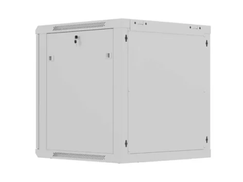Lanberg WF01-6612-23S 19" 12U SZÉL:600mm MÉLY:600mm MAG:646mm lapraszerelt hálós fémajtós szürke fali rack szekrény