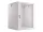 Lanberg WF01-6615-10S 19" 15U SZÉL:600mm MÉLY:600mm MAG:774mm lapraszerelt üvegajtós szürke fali rack szekrény