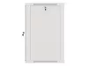 Lanberg WF01-6618-10S 19" 18U SZÉL:600mm MÉLY:600mm MAG:907mm lapraszerelt üvegajtós szürke fali rack szekrény