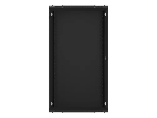 Lanberg WF01-6622-10B 19" 22U SZÉL:600mm MÉLY:600mm MAG:1085mm lapraszerelt üvegajtós fekete fali rack szekrény