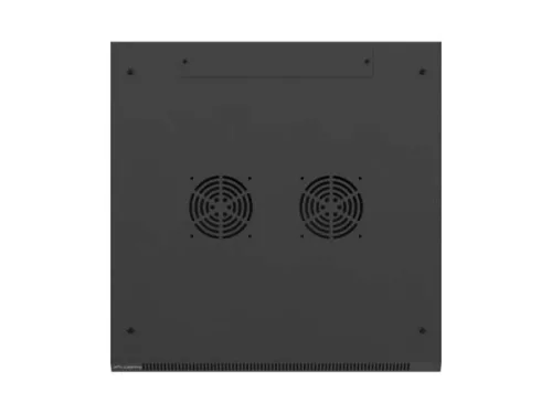 Lanberg WF01-6622-10B 19" 22U SZÉL:600mm MÉLY:600mm MAG:1085mm lapraszerelt üvegajtós fekete fali rack szekrény