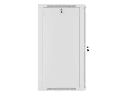 Lanberg WF01-6622-10S 19" 22U SZÉL:600mm MÉLY:600mm MAG:1085mm lapraszerelt üvegajtós szürke fali rack szekrény