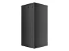 Lanberg WF01-6627-10B 19" 27U SZÉL:600mm MÉLY:600mm MAG:1307mm lapraszerelt üvegajtós fekete fali rack szekrény