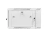 Lanberg WF02-6606-10S 19" 6U SZÉL:600mm MÉLY:600mm MAG:374mm lapraszerelt üvegajtós szürke kétrészes fali rack szekrény
