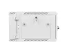 Lanberg WF02-6606-10S 19" 6U SZÉL:600mm MÉLY:600mm MAG:374mm lapraszerelt üvegajtós szürke kétrészes fali rack szekrény