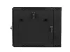 Lanberg WF02-6609-10B 19" 9U SZÉL:600mm MÉLY:600mm MAG:507mm lapraszerelt üvegajtós fekete kétrészes fali rack szekrény