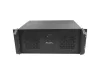 Lanberg WF03-5304-10B 19" 4U SZÉL:540mm MÉLY:350mm MAG:281mm lapraszerelt üvegajtós fekete fali rack szekrény