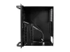Lanberg WF03-5304-10B 19" 4U SZÉL:540mm MÉLY:350mm MAG:281mm lapraszerelt üvegajtós fekete fali rack szekrény