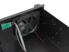 Lanberg WF03-5304-10B 19" 4U SZÉL:540mm MÉLY:350mm MAG:281mm lapraszerelt üvegajtós fekete fali rack szekrény