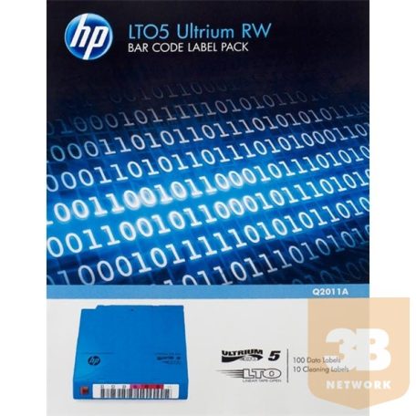 HP LTO5 Ultrium RW vonalkód készlet | 110 db