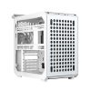 COOLER MASTER Ház Mid ATX QUBE 500 FLATPACK WHITE EDITION, 1db Ventilátorral, Tápegység nélkül, fehér