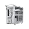 COOLER MASTER Ház Mid ATX QUBE 500 FLATPACK WHITE EDITION, 1db Ventilátorral, Tápegység nélkül, fehér