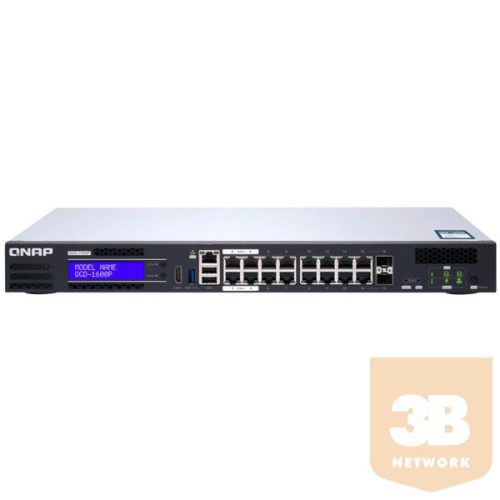 QNAP QGD-1600P-4G QNAP QGD-1600P-4G, 4C Intel, 16x1GbE with 2xRJ45 and SFP+, 2x2,5 SATA, 4GB RAM