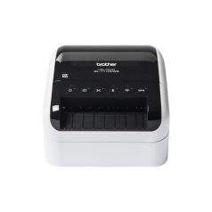   BROTHER Címkenyomtató QL1110NWBC, asztali, thermál,  110mm/mp, USB/BT/LAN/Wifi, 300dpi, kijelző, DK címke