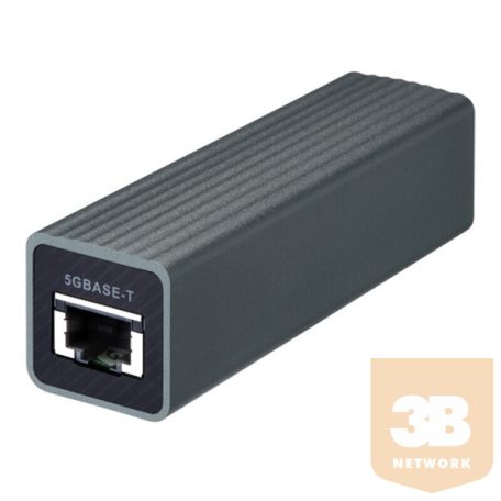 QNAP QNA-UC5G1T QNAP USB 3.0 to single port RJ45 5GbE/2.5GbE/1GbE/100MbE adapter, bus powered