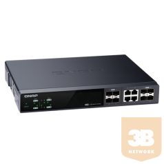   QNAP QSW-M804-4C Managed Switch 8 port of 10GbE port speed 4 port SFP+ 4 port SFP+/ NBASE-T