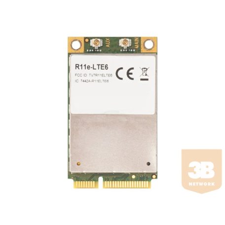 MIKROTIK R11e-LTE6 2G 3G 4G LTE miniPCIe card up to 300 Mbps