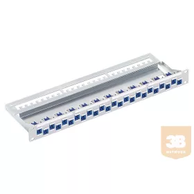 R&M R305117 Cat6 UTP patch panel 24 portos 19" 1U magas